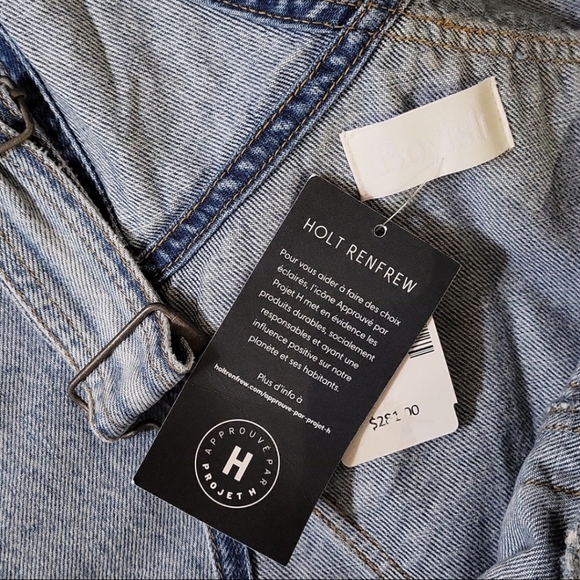 Boyish Slouchy Fit Denim Overalls - Picture 7 of 13